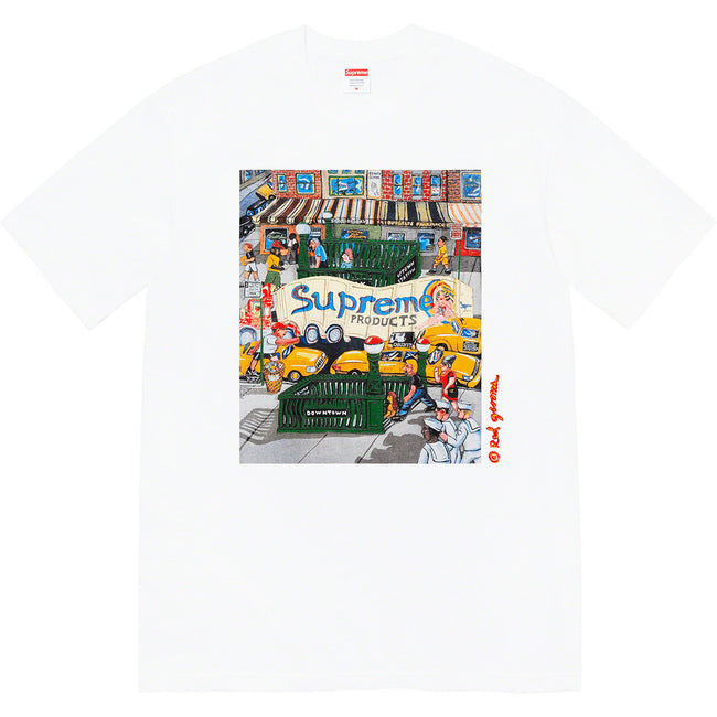 Supreme Mark Gonzales Subway Graphic White Tee Hover Image