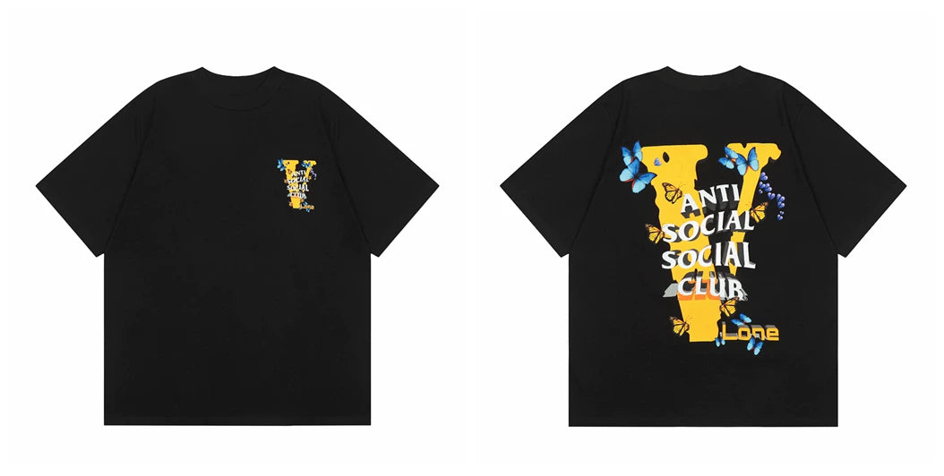 ASSC short sleeved American high street hip-hop fashion brand summer unisex loose cotton casual couple letter T-shirt (17)