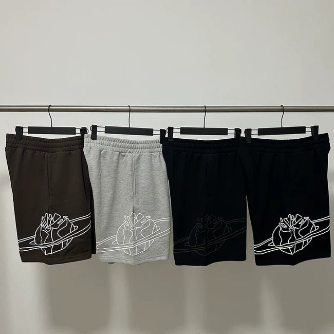 Broken Planet "BROKEN" Script Sweat Shorts - 3 Colors Available Main Image
