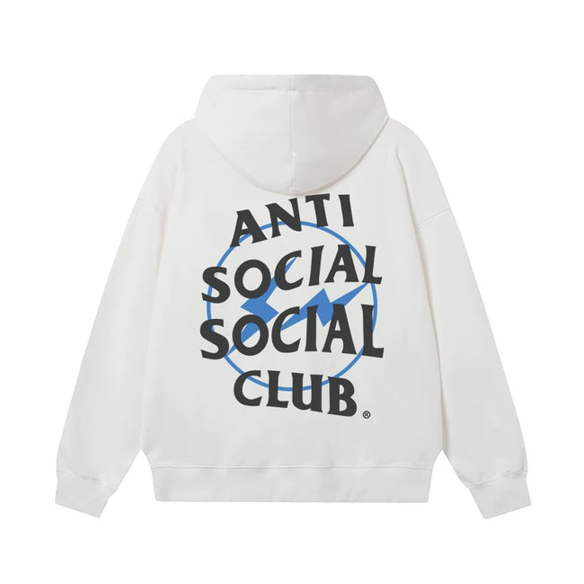 ANTI SOCIAL SOCIAL CLUB ASSC Basic Reflective Chinese Loong Print Autumn Winter Hoodie (46) Hover Image