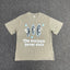 Broken Planet The Madness Never Ends Graphic T-Shirt - Taupe Grey