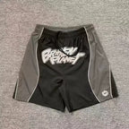 Broken Planet Graffiti Script Color Block Nylon Shorts - 4 Colors Available