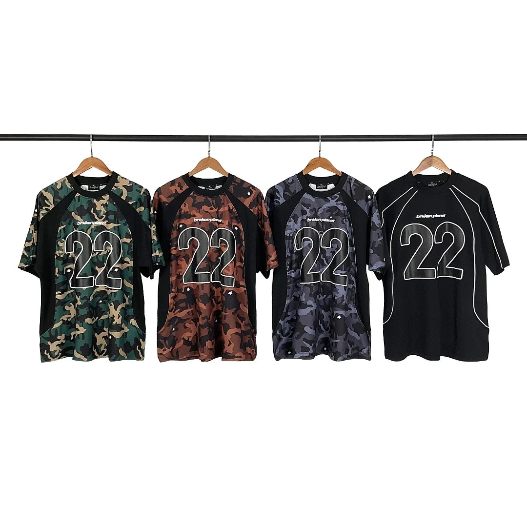 Broken Planet "22" Retro Football Jersey - 4 Colors Available