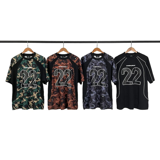 Broken Planet "22" Retro Football Jersey - 4 Colors Available Hover Image