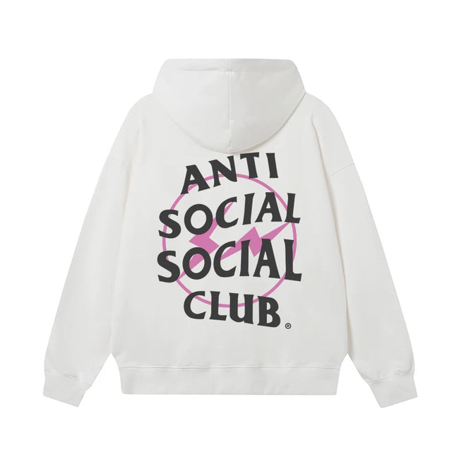 ANTI SOCIAL SOCIAL CLUB ASSC Basic Reflective Chinese Loong Print Autumn Winter Hoodie (44) Hover Image