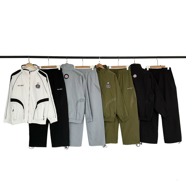 Broken Planet Badge Logo Nylon Tracksuit Set - 4 Colors Available Hover Image
