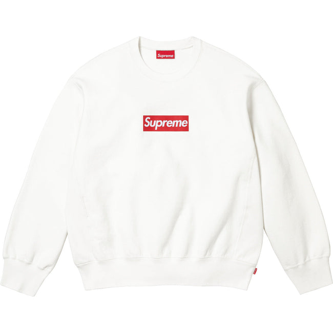 Supreme Box Logo Crewneck – Off-White/Red Hover Image