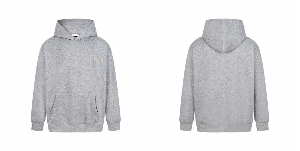 Broken Planet Heather Grey Oversized Basic Hoodie