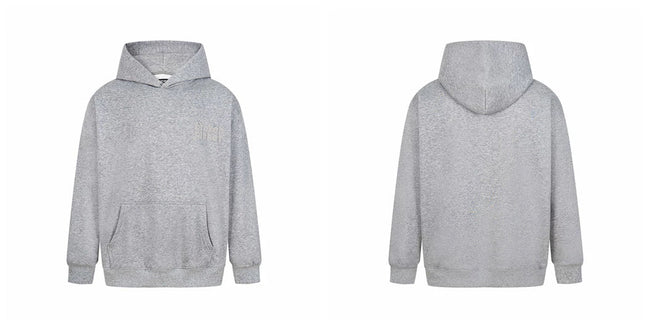 Broken Planet Heather Grey Oversized Basic Hoodie Hover Image