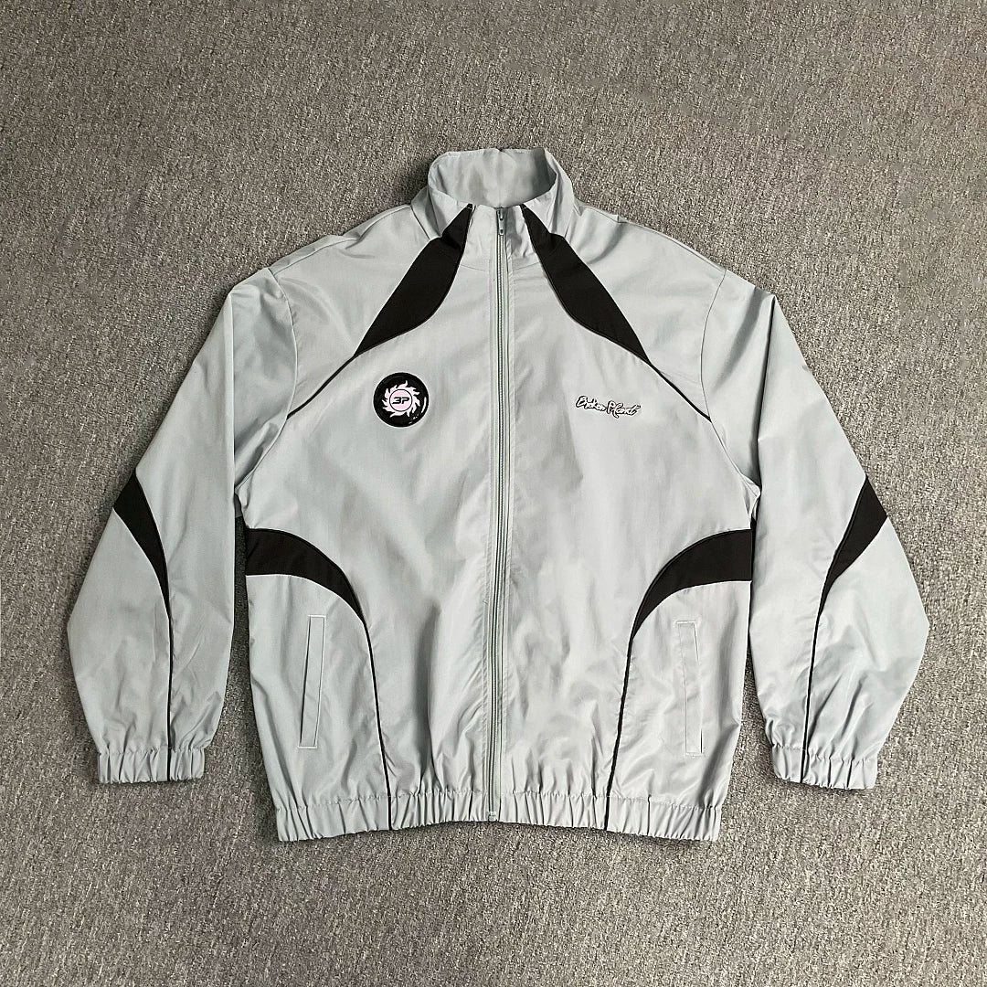 Broken Planet Retro Curved Color‑Block Track Jacket‑4 Colors