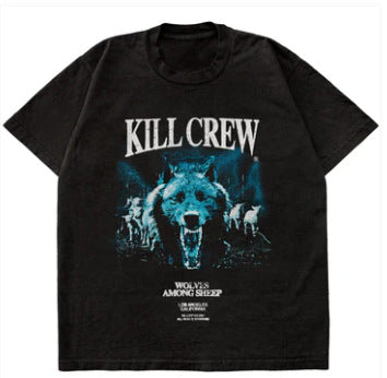 Killcrew Wolves Among Sheep Graphic Black T-Shirt Hover Image