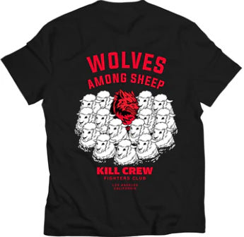 Killcrew Wolves Among Sheep Graphic Black T-Shirt Hover Image