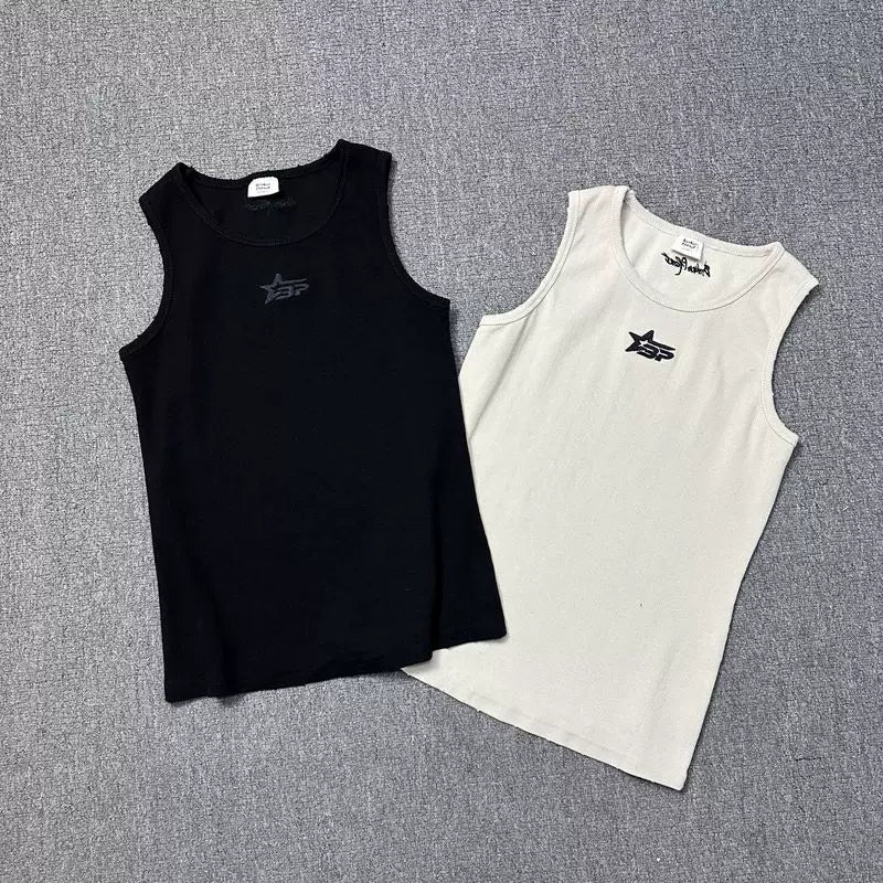 Broken Planet Star Logo Ribbed Tank Top - 2 Colors Available