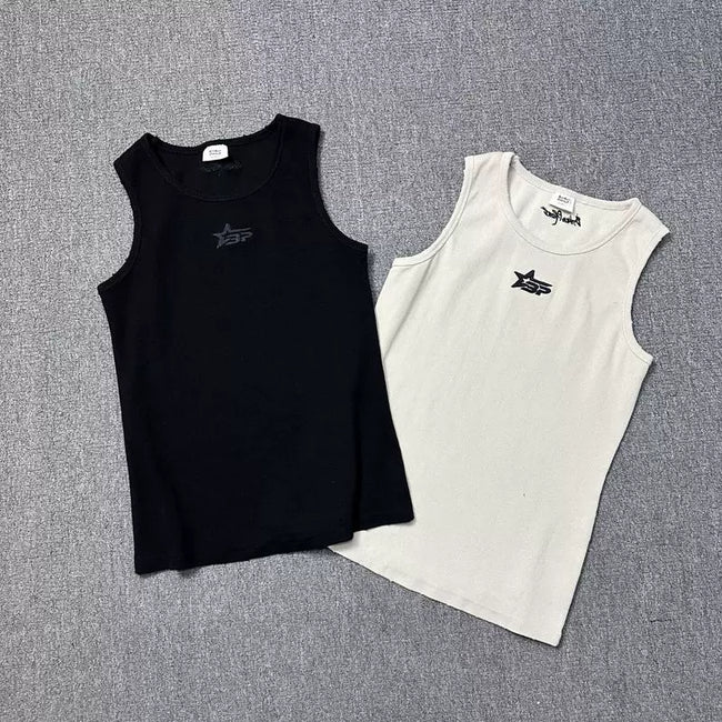 Broken Planet Star Logo Ribbed Tank Top - 2 Colors Available Hover Image