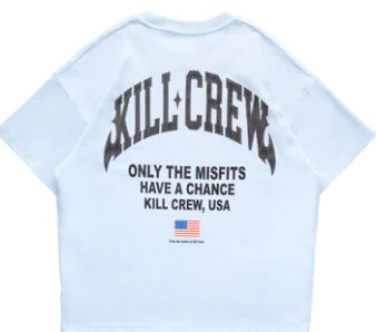 Killcrew Only the Misfits Graphic Light Blue T-Shirt