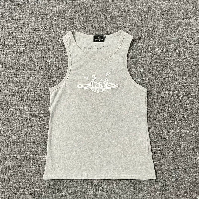 Broken Planet Cracked Planet Racer Tank Top - 2 Colors Available Main Image