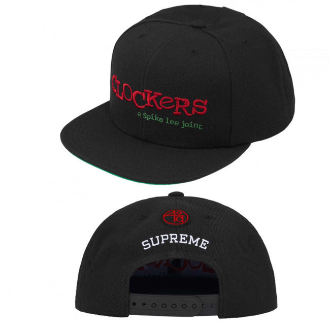 Supreme x Spike Lee Clockers Black Snapback Hat Hover Image