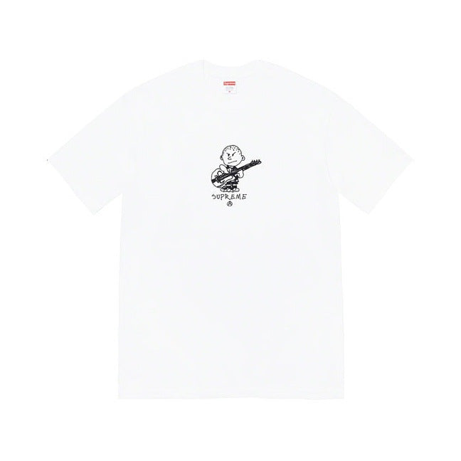 Supreme Alien Guitarist Graphic White Tee Hover Image