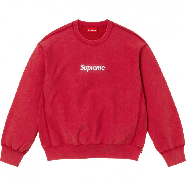 Supreme Box Logo Crewneck Sweatshirt - Red Hover Image