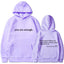 Title Purple "You Are Enough" Quote Hoodie