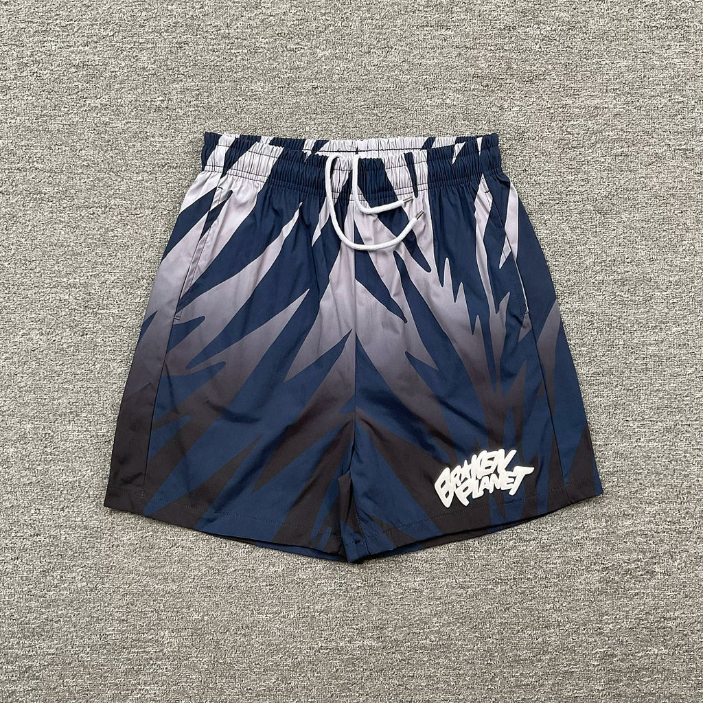 Broken Planet Gradient Abstract Print Quick‑Dry Shorts‑3 Colors