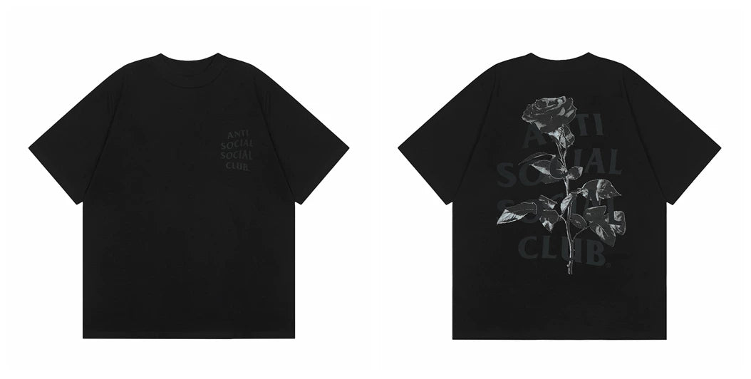 ASSC short sleeved American high street hip-hop fashion brand summer unisex loose cotton casual couple letter T-shirt (29)