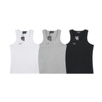 Thug Club Metal TC Logo U-neck Tank Top, Y2K Gothic Sleeveless Vest