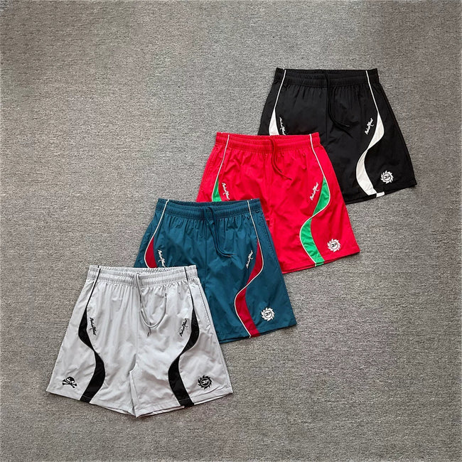 Broken Planet Curved Panel Nylon Sports Shorts - 4 Colors Available Hover Image
