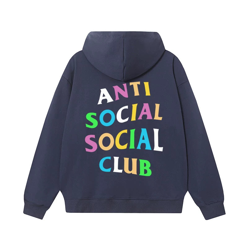 ANTI SOCIAL SOCIAL CLUB ASSC Basic Reflective Chinese Loong Print Autumn Winter Hoodie (30)