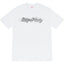 Supreme Smoke Logo T-Shirt – White / Silver