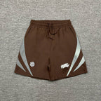 Broken Planet Angular Panel Graffiti Sport Shorts‑4 Colors