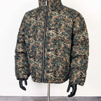 Thug Club Digital Camo Stand Collar Puffer Jacket, Unisex