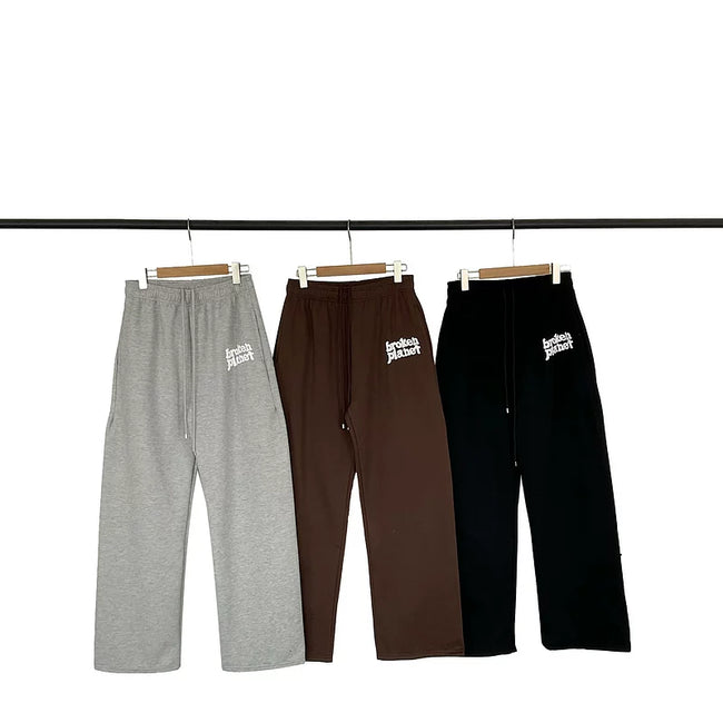 Broken Planet Script Logo Wide Leg Sweatpants - 3 Colors Available Hover Image
