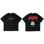Killcrew Boxing Gloves Graphic Oversized Black T-Shirt