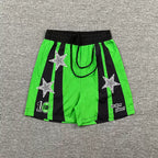 Broken Planet Star Graphic Vertical Stripe Basketball Shorts (4 Colors)