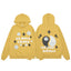 Broken Planet So Much Chaos Yellow Oversized Hoodie