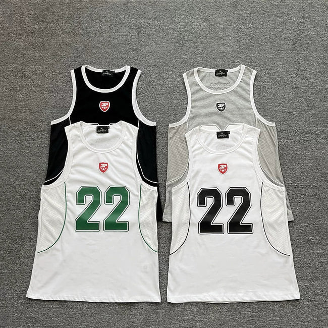 Broken Planet #22 Shield Logo Basketball Tank - 4 Colors Hover Image