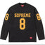 Supreme Number 8 Long Sleeve Top - Black / Yellow