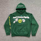 Broken Planet Not From Here Alien Skull Hoodie‑3 Colors