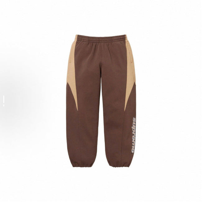 Supreme Vertical Logo Sweatpant - Brown / Tan Hover Image