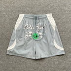 Broken Planet Alien Skull Graphic Color Block Nylon Shorts - 4 Colors Available