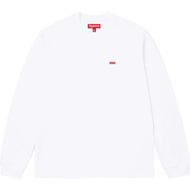 Supreme Small Box L/S Tee – White Hover Image