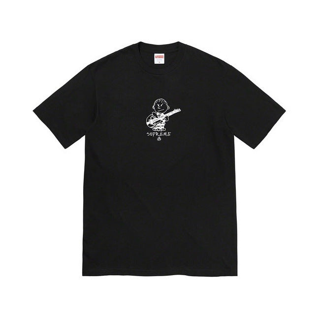 Supreme Alien Guitarist Graphic Black Tee Hover Image