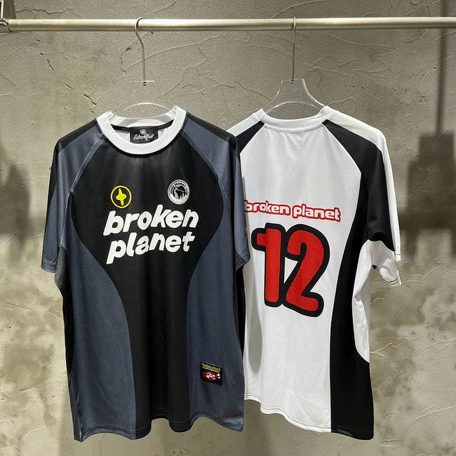 Broken Planet Retro Football Jersey - 2 Colors Available Main Image