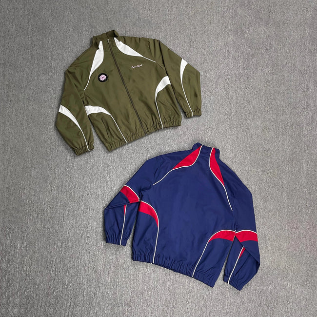 Broken Planet Retro Curved Color‑Block Track Jacket‑4 Colors Main Image