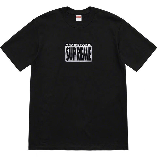 Supreme Classic Logo T-Shirt Black Hover Image
