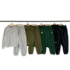 Broken Planet Curved Seam Logo Hoodie Jogger Set - 4 Colors Available