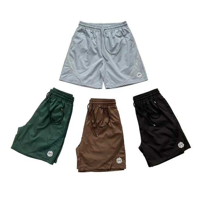 Broken Planet Curved Panel Nylon Casual Shorts - 4 Colors Available Main Image