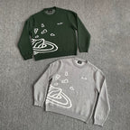 Broken Planet Cracked Planet Knit Sweater - 4 Colors Available
