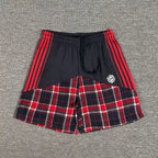 Broken Planet Multi‑Stripe Plaid Patchwork Shorts‑4 Colors